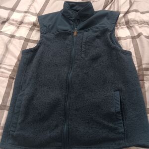 Navy Blue Sleeveless Fleece Vest